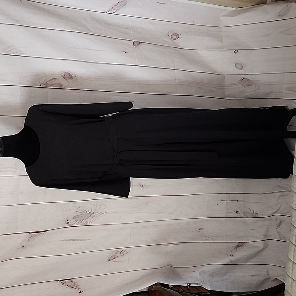 Simply Vera, Vera Wang Black Pantsuit, Size Large